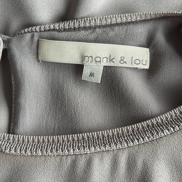 Monk & Lou Mauve Sleeveless Sheath Dress | Medium - Picture 6 of 7